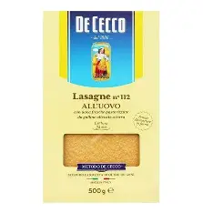 De Cecco Lasagne tészta házi jellegű DE CECCO, 500g/doboz termék fő termékképe