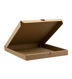 Pizza doboz 32x32x3 cm négyszög BB, 100db/csomag