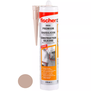 Fischer DBSA BG építőszilikon (DE/EN), bézs, 310 ml termék fő termékképe