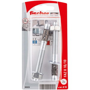 Fischer FAZ II Plus 10/10 K NV horgonycsap, bliszteres, 2 db/csomag termék fő termékképe