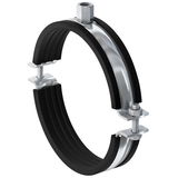 Fischer FRSM 156-162 M10/M12 masszív kétrészes gumibetétes bilincs, 20 db/csomag