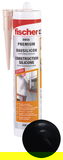 Fischer DBSA SW építőszilikon (DE/EN), fekete, 310 ml