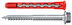 Fischer HybridPower műanyag-acél dübel 10 x 90 FUS K - hatlapfejű csavarral, 4 db/csomag