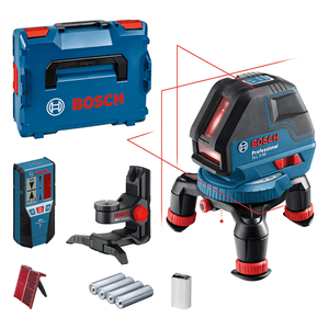 Bosch GLL 3-50 vonallézer + BM 1 univerzális tartó (4 x 1.5 V LR6 elemmel) termék fő termékképe