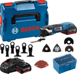 Bosch GOP 18V-28 akkus multifunkcionális gép (2 x 5.0 Ah Li-ion akkuval, L-BOXX-ban)