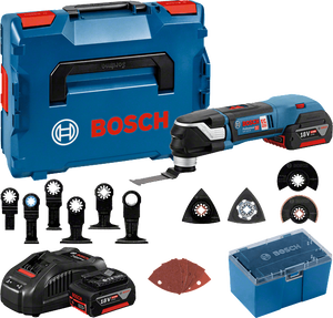 Bosch GOP 18V-28 akkus multifunkcionális gép (2 x 5.0 Ah Li-ion akkuval, L-BOXX-ban) termék fő termékképe