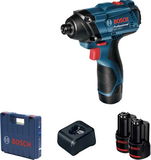 Bosch GDR 120-Li akkus ütvecsavarozó (2 x 2.0 Ah Li-ion akkuval, kofferben)