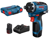 Bosch GSR 12V-35 HX akkus fúró-csavarozó (2 x 3.0 Ah Li-ion akkuval, L-BOXX-ban)