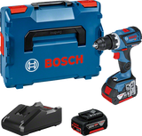 Bosch GSR 18V-60 C akkus szénkefe nélküli fúró-csavarozó (2 x 5.0 Ah Li-ion akkuval, GAL 18V-40 töltővel)