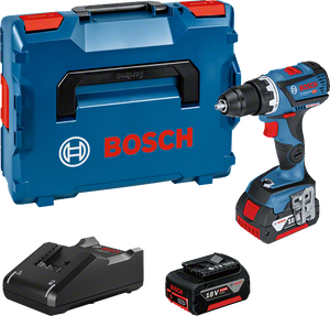 Bosch GSR 18V-60 C akkus szénkefe nélküli fúró-csavarozó (2 x 5.0 Ah Li-ion akkuval, GAL 18V-40 töltővel) termék fő termékképe