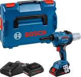 Bosch GRG 18V-16 C akkus popszegecshúzó (2 x 4.0 Ah Li-ion akkuval, L-BOXX-ban)