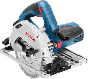 Bosch GKS 55+ G kézi körfűrész vezetősínnel (L-BOXX-ban) termék fő termékképe