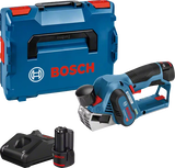 Bosch GHO 12V-20 akkus gyalu (2 x 3.0 Ah Li-ion akkuval, L-BOXX-ban)