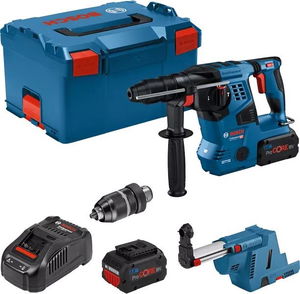 Bosch GBH 18V-28 CF akkus SDS-plus fúró-vésőkalapács (2 x 8.0 Ah Li-ion akkuval, L-BOXX-ban) termék fő termékképe