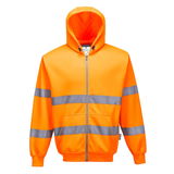 Portwest B305 - Hi-Vis zippzáras pulóver, narancs