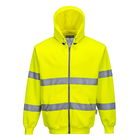 Portwest B305 - Hi-Vis zippzáras pulóver, sárga