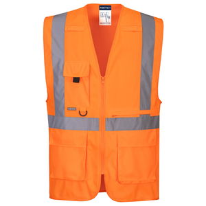 Portwest C357 - Hi-Vis Executive mellény tablet zsebbel, narancs termék fő termékképe