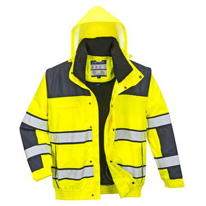 Portwest C466 - Hi-Vis Classic bomber dzseki, sárga/tengerészkék termék fő termékképe