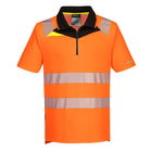 Portwest DX412 - DX4 Hi-Vis pólóing S/S, narancs/fekete