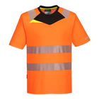 Portwest DX413 - DX4 Hi-Vis póló S/S, narancs/fekete