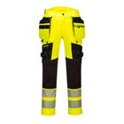 Portwest DX442 - DX4 Hi-Vis nadrág lezippzározható lengőzsebbel, sárga/fekete