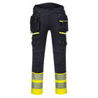 Portwest DX445 - DX4 Hi-Vis Class 1 Holster lengőzsebes nadrág, sárga/fekete