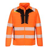 Portwest DX473 - DX4 Hi-Vis Hybrid Baffle kabát, narancs/fekete