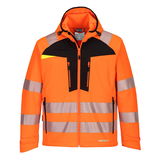 Portwest DX475 - DX4 Hi-Vis softshell dzseki (3L), narancs/fekete