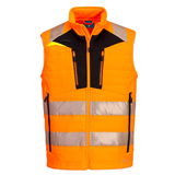 Portwest DX479 - DX4 Hi-Vis Softshell mellény, narancs/fekete