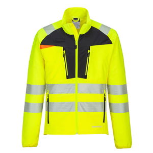 Portwest DX481 - DX4 Hi-Vis Zip Base felső, sárga/fekete termék fő termékképe