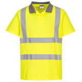 Portwest EC10 - Eco Hi-Vis pólóing S/S, sárga, 6 db/csomag