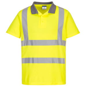 Portwest EC10 - Eco Hi-Vis pólóing S/S, sárga, 6 db/csomag termék fő termékképe