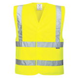 Portwest EC76 - Eco Hi-Vis mellény, sárga, 10 db/csomag