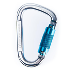 Portwest FP32 - Aluminium Twist Lock karabiner, ezüst