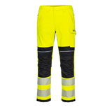 Portwest FR406 - PW3 FR Modaflame Hi-Vis lángálló derekasnadrág, sárga/fekete