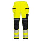 Portwest FR407 - PW3 FR Modaflame Hi-Vis lengőzsebes lángálló derekasnadrág, sárga/fekete