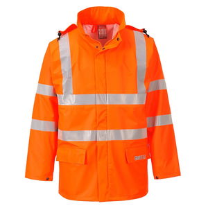 Portwest FR41 - Sealtex Flame Hi-Vis esőkabát, narancs termék fő termékképe