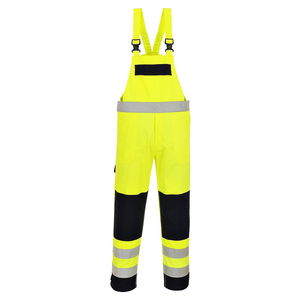 Portwest FR63 - Hi-Vis Multi-Norm mellesnadrág, sárga/tengerészkék termék fő termékképe