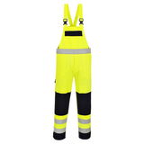 Portwest FR63 - Hi-Vis Multi-Norm mellesnadrág, sárga/tengerészkék