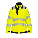 Portwest FR715 - PW3 FR Modaflame Hi-Vis női lángálló kabát, sárga/fekete