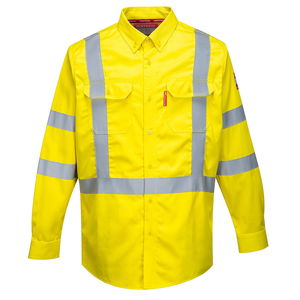 Portwest FR95 - Bizflame 88/12 FR Hi-Vis ing, sárga termék fő termékképe