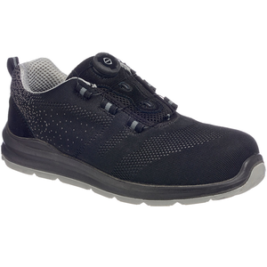 Portwest FT08 - Compositelite Wire Lace Safety Trainer kötött védőcipő S1P, fekete/szürke termék fő termékképe