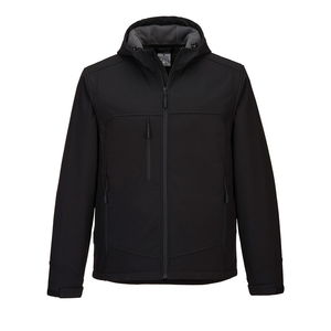 Portwest KX362 - KX3 kapucnis softshell dzseki, fekete termék fő termékképe