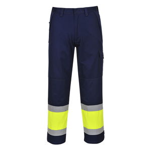 Portwest MV26 - Hi-Vis Modaflame nadrág, sárga/tengerészkék termék fő termékképe