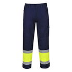 Portwest MV26 - Hi-Vis Modaflame nadrág, sárga/tengerészkék