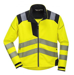 Portwest T402 - PW3 Hi-Vis softshell kabát, sárga/fekete termék fő termékképe