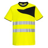 Portwest PW213 - PW2 Hi-Vis póló S/S, sárga/fekete