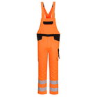 Portwest PW244 - PW2 Hi-Vis kantáros nadrág, narancs/fekete