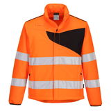 Portwest PW275 - PW2 Hi-Vis softshell dzseki (2L), narancs/fekete