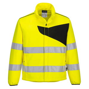 Portwest PW275 - PW2 Hi-Vis softshell dzseki (2L), sárga/fekete termék fő termékképe